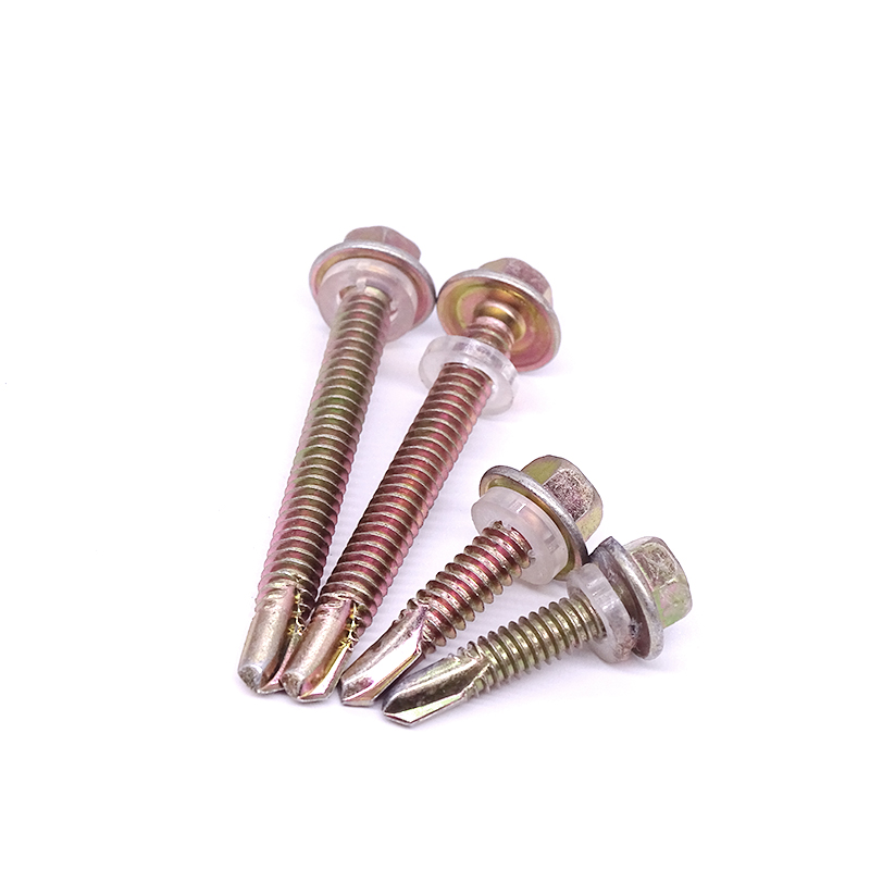 彩鋅國標(biāo)緊固件外六角防滑自攻螺絲廠家鉆尾燕尾絲自攻螺絲釘批發(fā)
